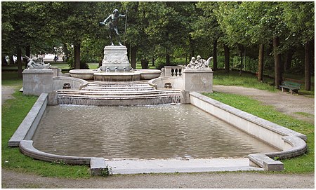 München Vater Rhein Brunnen a gesamt