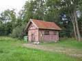 English: Ethnographic Park in Olsztynek - 3. An early 20th-century garden house from the palace complex of Judyty near Sępopol, Bartoszyce district, replica Polski: MBL Olsztynek - 3. Altana parkowa z kompleksu pałacowego w Judytach, gm. Sępopol, pow. Bartoszyce, pocz XX w.- kopia