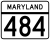 Maryland Rota 484 işaretleyici