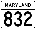 File:MD Route 832.svg