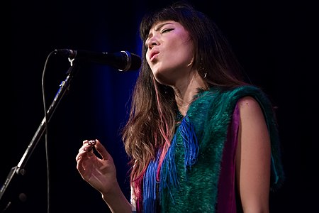 Maïa Barouh at the music festival Waves Vienna 2015