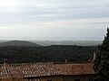 View from Capalbio; sea