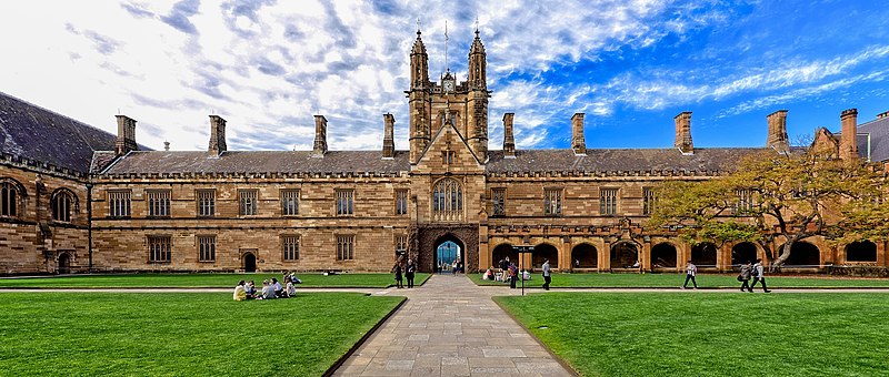 File:Main Quadrangle, University of Sydney (cropped).jpg