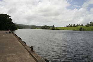 Cargo wharf at Wingham