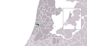 Carte de localisation de Beverwijk