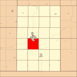 Map highlighting Riverside Township, Gage County, Nebraska.svg