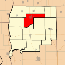 Map highlighting White Hall Township, Greene County, Illinois.svg