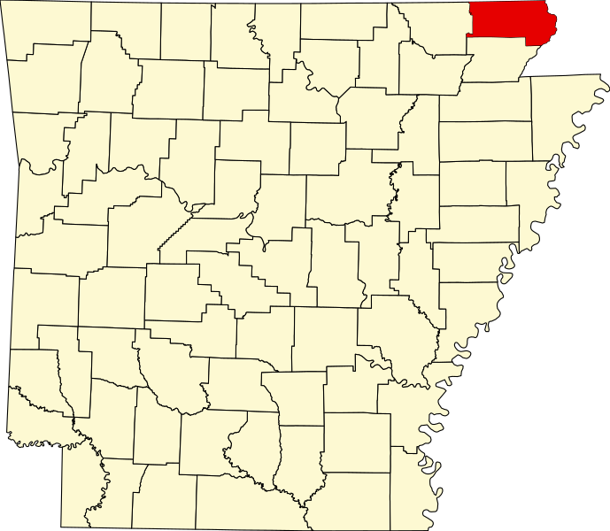 File:Map of Arkansas highlighting Clay County.svg