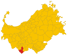 Map of comune of Pozzomaggiore (province of Sassari, region Sardinia, Italy) - 2016.svg
