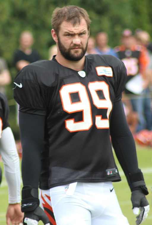 Margus Hunt 2014 Bengals training camp Cropped