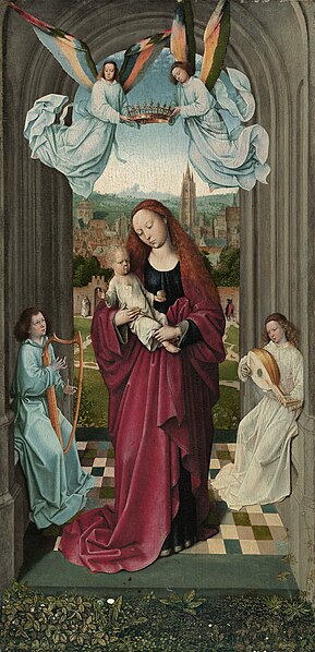 File:Master of the André Madonna - The Virgin and the Child between Angels, ca. 1500, 255 (1930.62).jpg