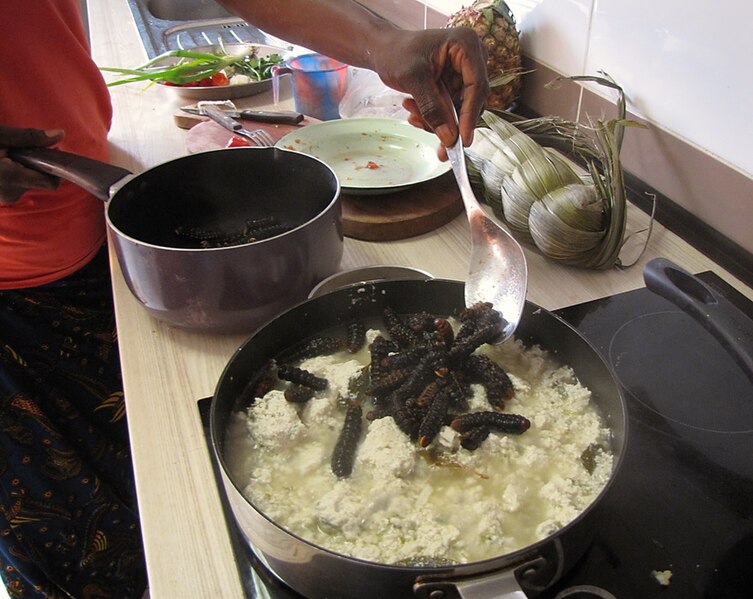 File:Mbika na mbinzo - porridge with caterpillars 02.jpg