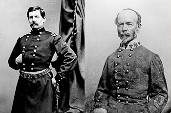George McClellan og Joseph Johnston