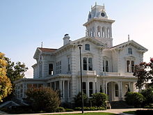 A view from another face of the mansion Meek Mansion, 240 Hampton Rd., Hayward, CA 8-17-2008 5-26-37 PM.JPG