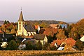 Menzel (Rüthen), Ortskern mit Kirche