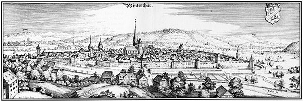 Winterthur in 1642