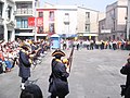 Miquelets in a popular celebration in Badalona, Catalonia, Spain.