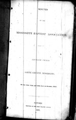 Thumbnail for File:Mississippi Baptist Association 1837 (IA mississippi-1837).pdf