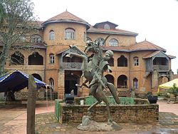 War memorial in the Foumban Sultanate