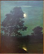 Moonlight on the Brook, 1886–1895, Krannert Art Museum