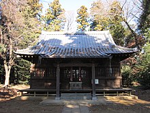 Moro-jinja (Nagareyama) haiden.JPG