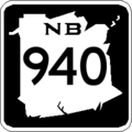 Shield of the New Brunswick Highway 940