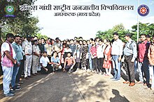 NSS IGNTU Volunteers with Madhya Pradesh Police During the Anti-Drugs Campaign. NSSIGNTU2023.jpg