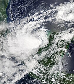 Hurricane Nate, 8. září 2011.