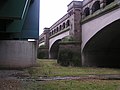 Wasserstraßenkreuz Minden, Neue und alte Kanalbrücke.