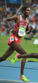 <span class="mw-page-title-main">Nguse Tesfaldet Amlosom</span> Eritrean long-distance runner