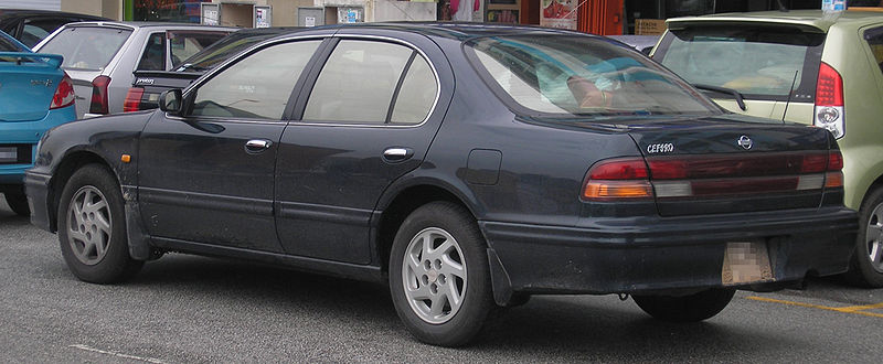 File:Nissan Cefiro (second generation) (rear), Serdang.jpg