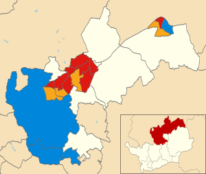 North Hertfordshire UK ward map 2022.svg