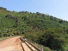 Nungwe Bridge at River Mitano at the border of Kanungu and Rukungiri districts in South Western Uganda. Nungwe Bridge at River Mitano 01.jpg