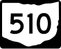 Маркер State Route 510