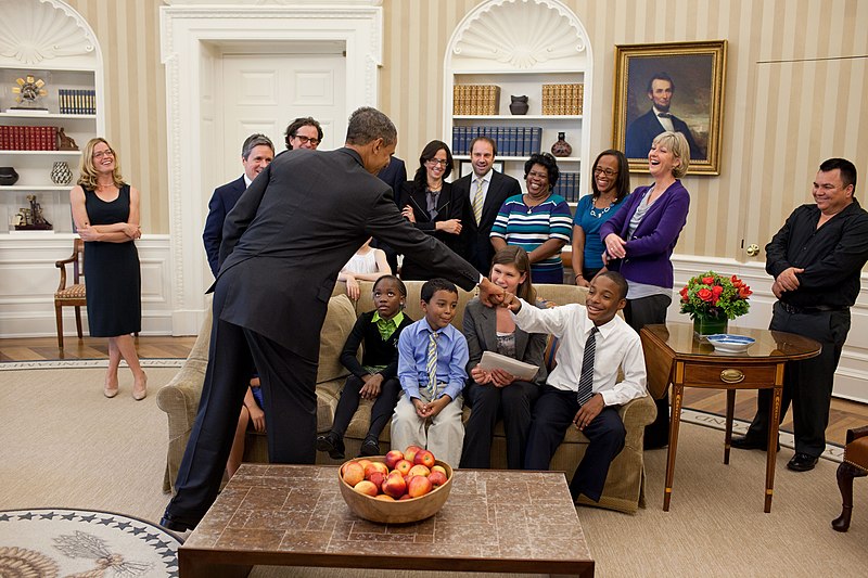 File:Obama greets students from Waiting for Superman.jpg