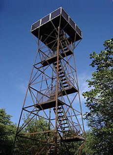 Observation tower atop Mt. Davis, Pennsylvania.JPG