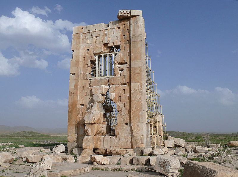 File:Old Achaemenian temple at Pasargades.jpg