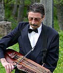 Ole Frantsen spelar på ett bröllop 2006