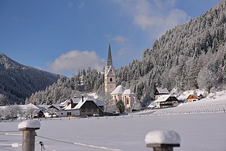 Schöder Place in Styria, Austria