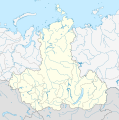 Location map of the Siberian Federal District (political)