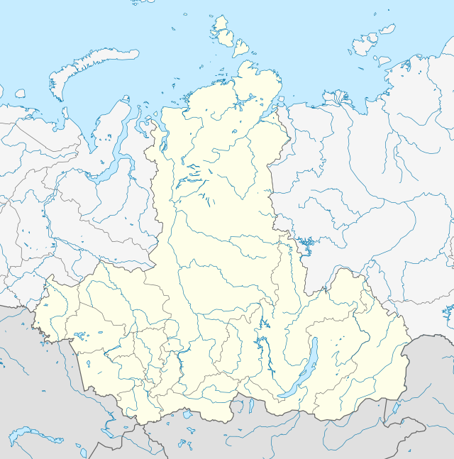 イルクーツクの位置（シベリア連邦管区内）