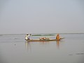 Des Pêcheurs sur le lac Kakou