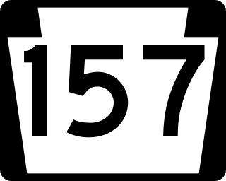 <span class="mw-page-title-main">Pennsylvania Route 157</span> State highway in Pennsylvania, US