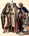 ターバンを着用したアラブ男性が描かれた絵画（4~6世紀）
