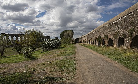 Parco degli Acquedotti, a park in Rome named after the aqueducts that run through it