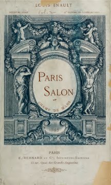 Société Nationale des Beaux-Arts — A Salon de Champ-de-Mars catalogue, noting that one catalogue a year, of two, would be dedicated to work from the new Paris Salon, 1893.