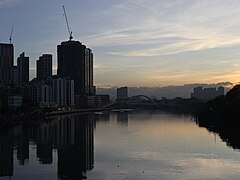 Pasig River, San Nicolas sunrise