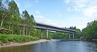 Jubilee Bridge over the River Tay, looking downstream (south)