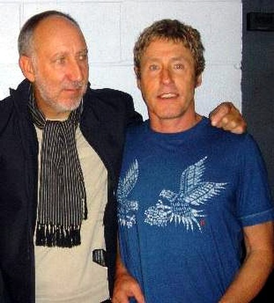 Daltrey (right) with Pete Townshend, 2004