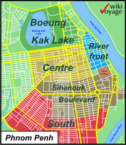 Die Stadtteile von Phnom Penh
